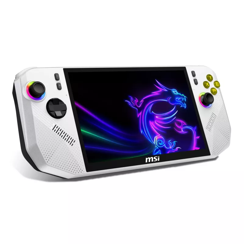 MSI Claw A8 BZ2EM-047NL tragbare Spielkonsole 20,3 cm (8 Zoll) 1 TB Touchscreen Wi-Fi Weiß