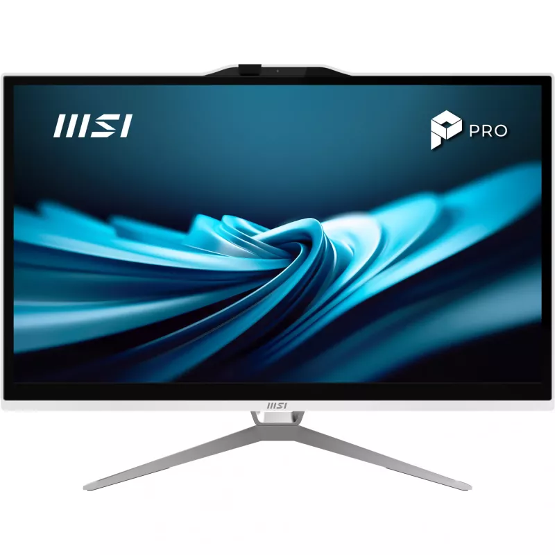 All-in-One-PC MSI Pro AP222T 14M-623EU — 21,5 Zoll Full HD IPS Touchscreen, Intel Pentium G7400, 8 GB RAM, 128 GB SSD, Windows 11 Pro, Weiß