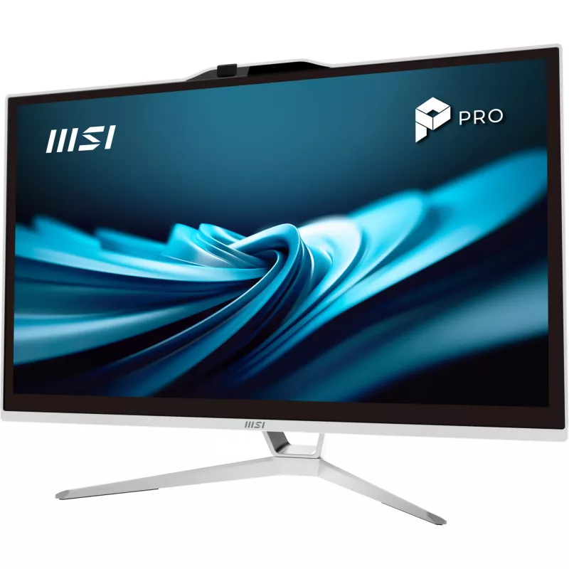All-in-One-PC MSI Pro AP222T 14M-623EU — 21,5 Zoll Full HD IPS Touchscreen, Intel Pentium G7400, 8 GB RAM, 128 GB SSD, Windows 11 Pro, Weiß