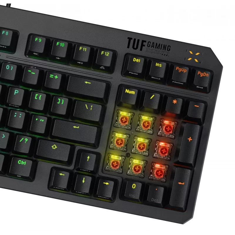 ASUS TUF Gaming K3 Gen II Tastatur USB QWERTY Schwarz