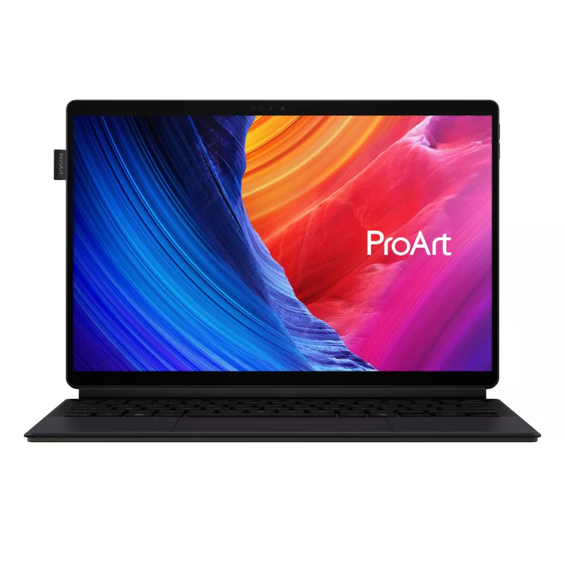 ASUS ProArt PZ13 HT5306QA-LX004W Copilot+ PC Snapdragon X1P-42-100 Hybrid (2-in-1) 33,8 cm (13,3 Zoll) Touchscreen 3K 16 GB LPDDR5x-SDRAM 1 TB SSD Wi-Fi 7 (802.11be) Windows 11 Home Deutsch Schwarz