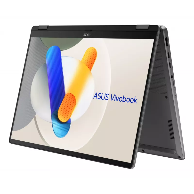 ASUS Vivobook 14 Flip TP3407SA-QL023W Copilot+ PC Intel Core Ultra 7 258V Hybrid (2-in-1) 35,6 cm (14 Zoll) Touchscreen WUXGA 32 GB LPDDR5x-SDRAM 1 TB SSD Wi-Fi 7 (802.11be) Windows 11 Home Deutsch Grau