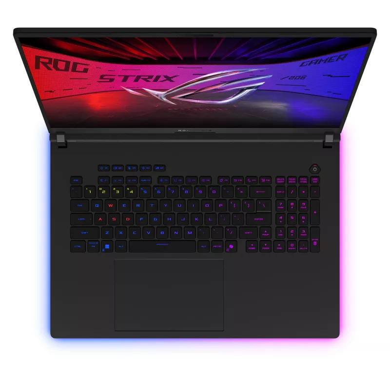 ASUS ROG Strix SCAR 18 G835LW-SA038W Intel Core Ultra 9 275HX Laptop 45,7 cm (18 Zoll) WQXGA 64 GB DDR5-SDRAM 2 TB SSD NVIDIA GeForce RTX 5080 Wi-Fi 7 (802.11be) Windows 11 Home Schwarz
