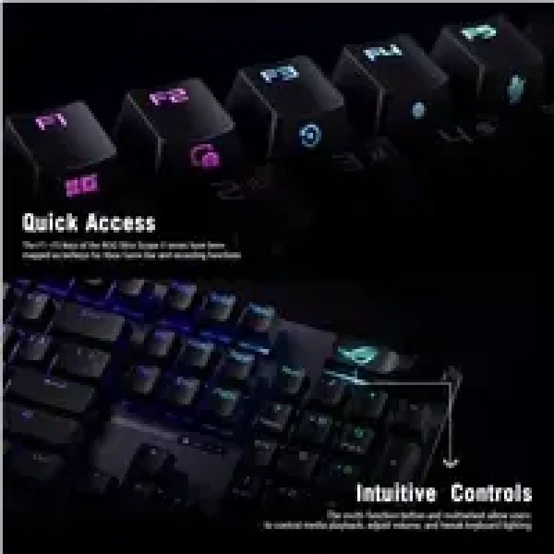 ASUS XA14 ROG STRIX SCOPE II X/NXSWV2/US/PBT Tastatur Gaming USB Schwarz