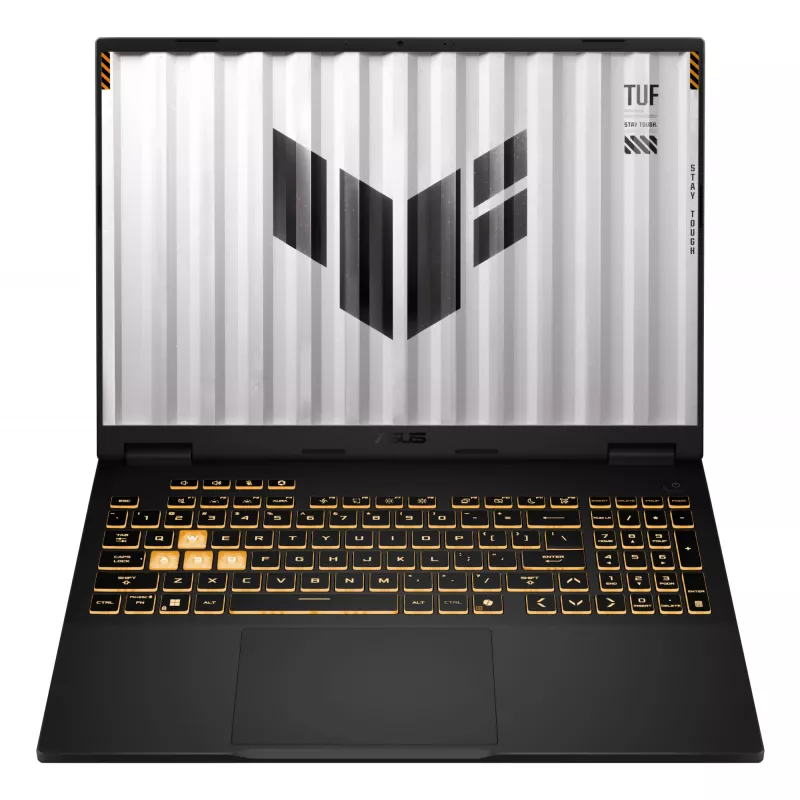 ASUS TUF Gaming F16 FX608JPR-QT014W Intel® Core™ i7 i7-14650HX Laptop 40,6 cm (16 Zoll) WQXGA 32 GB DDR5-SDRAM 1 TB SSD NVIDIA GeForce RTX 5070 Wi-Fi 6E (802.11ax) Windows 11 Home Niederländisch Schwarz, Grau