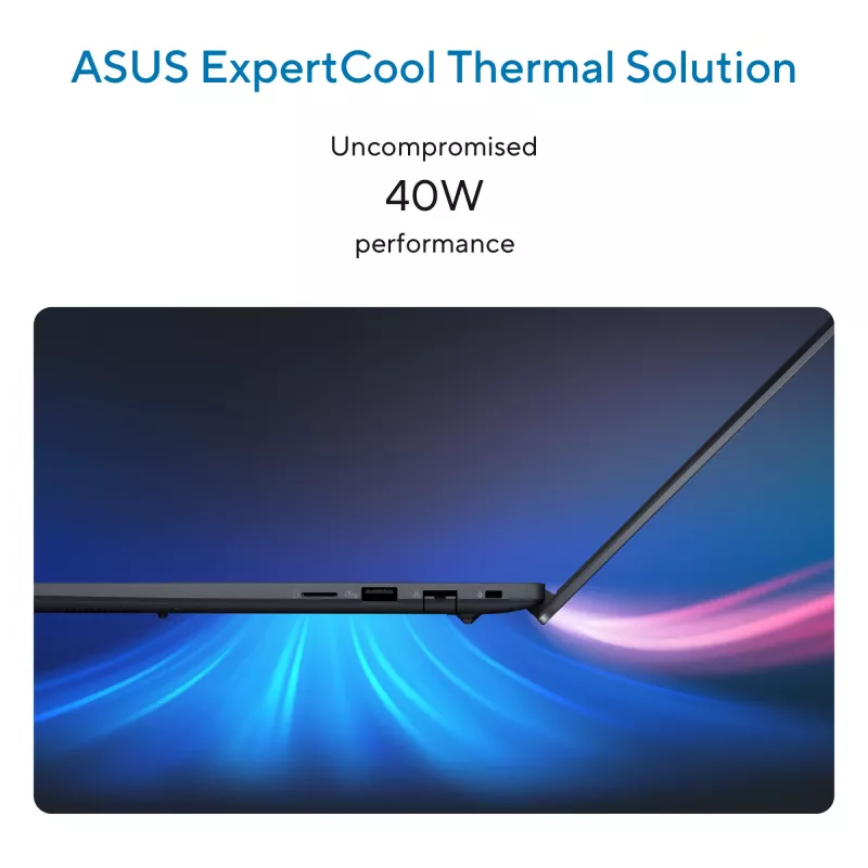 ASUS ExpertBook B5 B5605CCA-MB0015X Intel Core Ultra 7 255H Laptop 40,6 cm (16 Zoll) WUXGA 16 GB DDR5-SDRAM 512 GB SSD Wi-Fi 7 (802.11be) Windows 11 Pro US International Schwarz, Grau