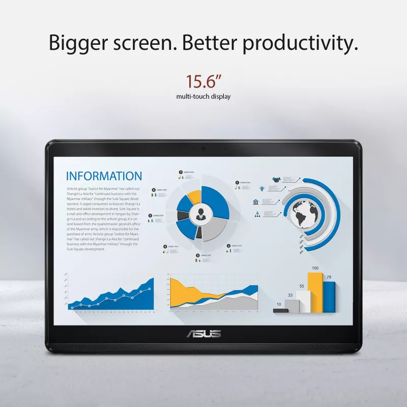 ASUS ExpertCenter E1 AiO E1600WKAT-BMR082W Intel® Celeron® N N4500 39,6 cm (15,6″) 1920 x 1080 Pixel Touchscreen All-in-One-Tablet-PC 4 GB DDR4-SDRAM 512 GB SSD Windows 11 Home Wi-Fi 6 (802.11ax) Schwarz