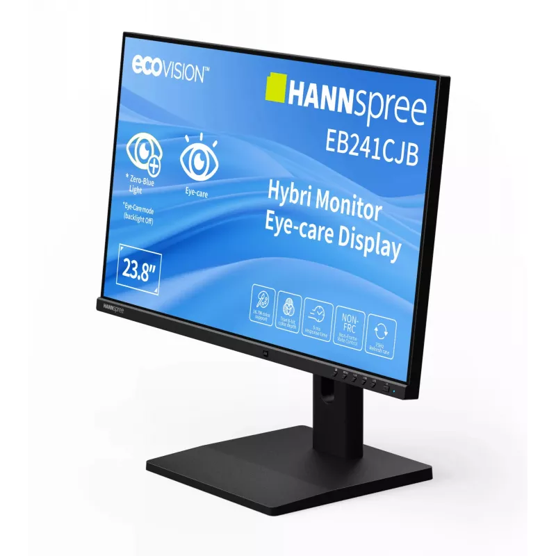 Hannspree Hybri Monitor EB241CJB Computer-Monitor 60,5 cm (23,8 Zoll) 1920 x 1080 Pixel Full HD LCD Schwarz