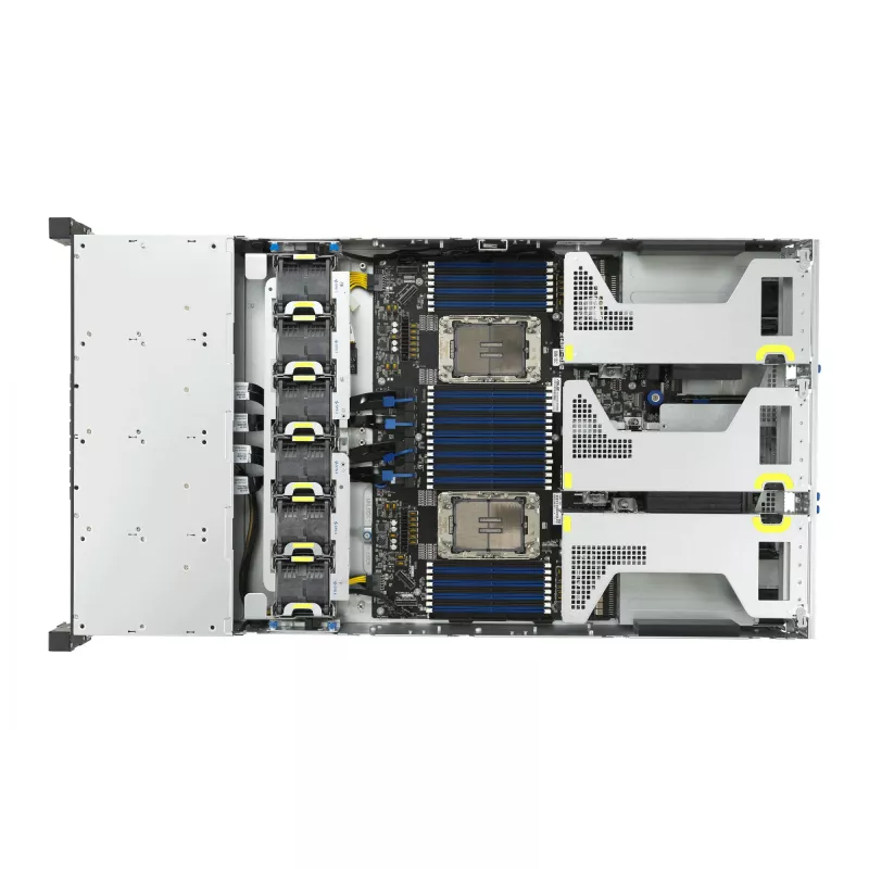 Rack-Server ASUS RS720-E12-RS8G 3,2 kW redundantes Netzteil, 8 Hot-Swap-Einschübe