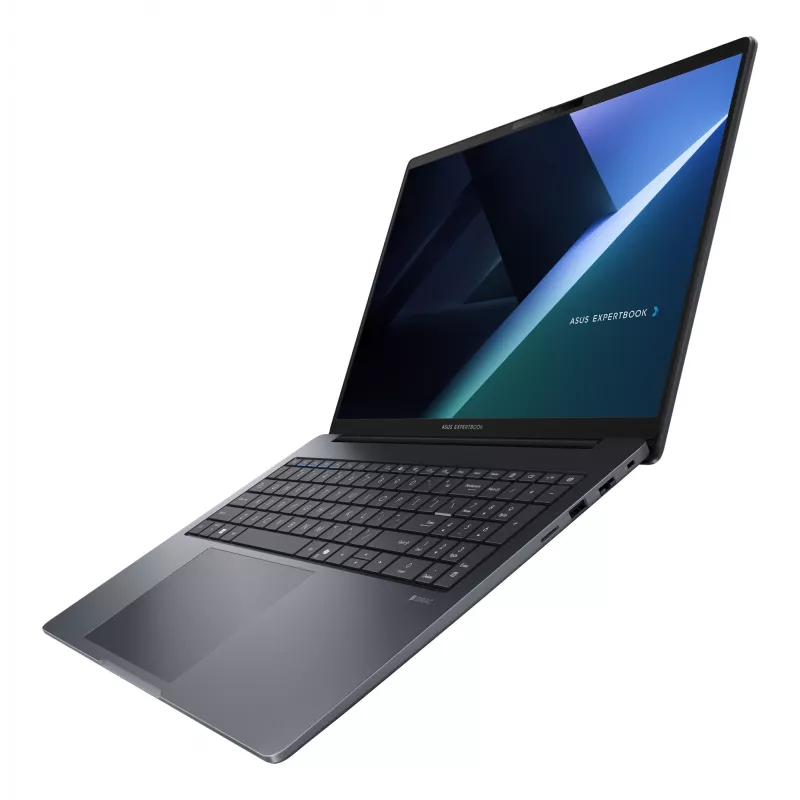 ASUS ExpertBook B3 B3605CCA-MB0370X Intel Core Ultra 5 225H Laptop 40,6 cm (16 Zoll) WUXGA 16 GB DDR5-SDRAM 512 GB SSD Wi-Fi 6E (802.11ax) Windows 11 Pro US International Schwarz, Grau