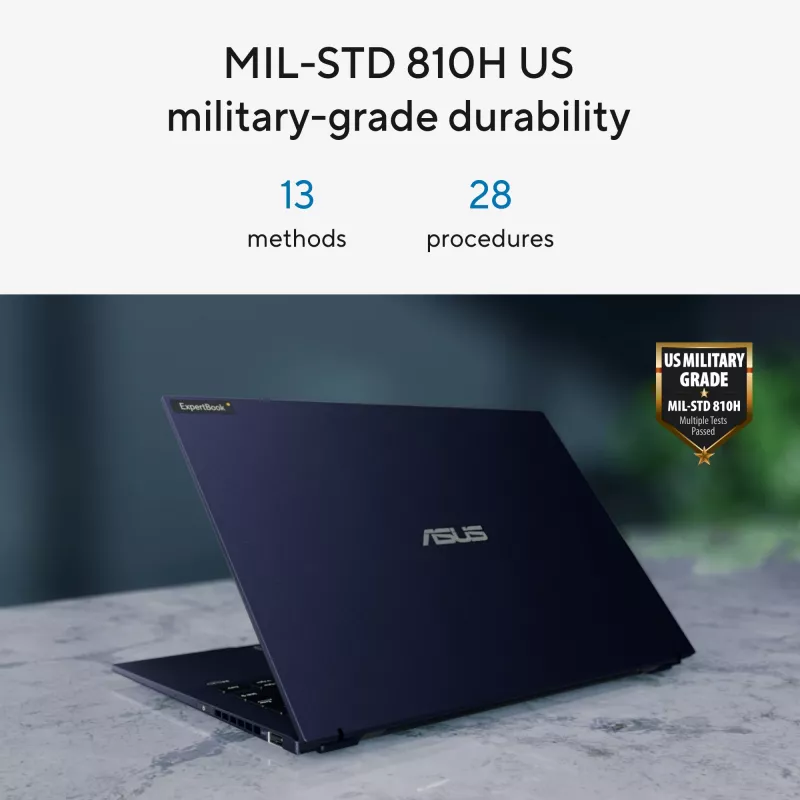 ASUS ExpertBook B9 OLED B9403CVAR-PP1678X Intel Core 7 150U Laptop 35,6 cm (14 Zoll) WQXGA+ 32 GB LPDDR5x-SDRAM 1 TB SSD Wi-Fi 6E (802.11ax) Windows 11 Pro Deutsch Schwarz