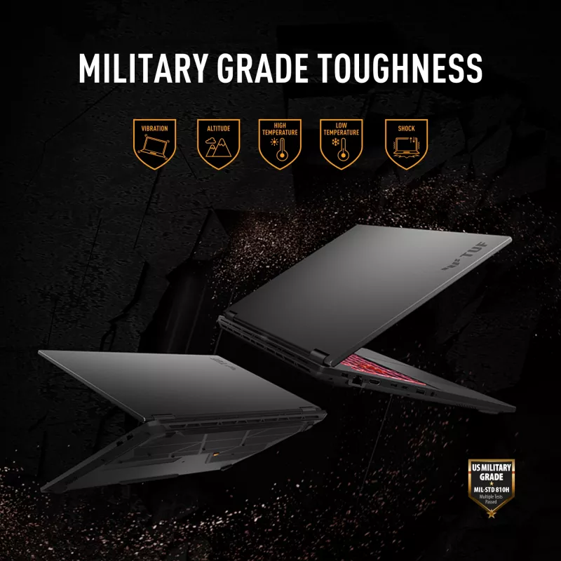 ASUS TUF Gaming A18 FA808UM-S8069W AMD Ryzen™ 7 260 Laptop 45,7 cm (18 Zoll) WUXGA 16 GB DDR5-SDRAM 512 GB SSD NVIDIA GeForce RTX 5060 Wi-Fi 6E (802.11ax) Windows 11 Home Niederländisch Grau