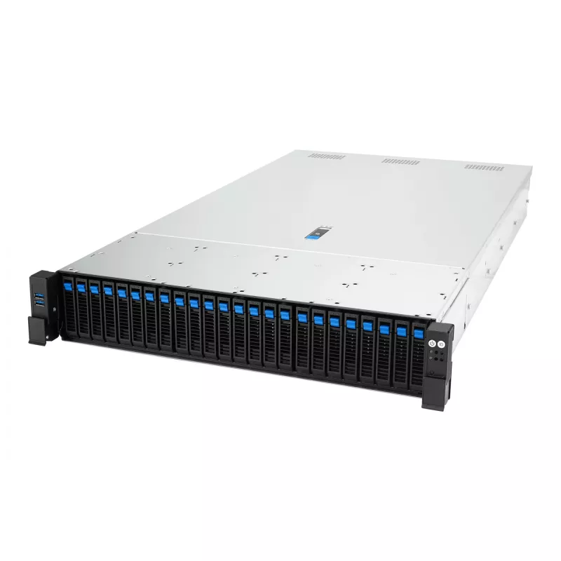Server ASUS RS720-E12-RS24G 3,2 kW 24N – Rack-Server mit 3,2 kW Netzteil und 24 Laufwerkschächten