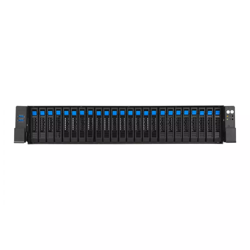 Server ASUS RS720-E12-RS24G 3,2 kW 24N – Rack-Server mit 3,2 kW Netzteil und 24 Laufwerkschächten