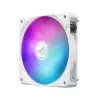 All-in-one-Flüssigkeitskühler ASUS ROG Ryuo IV SLC 360 ARGB White Edition — 360-mm-Radiator, 3×120-mm-Lüfter, AMOLED-Anzeige, Unterstützung für LGA 1700