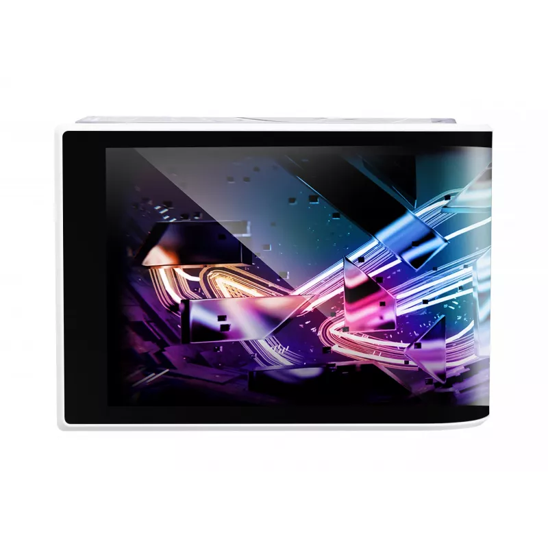 All-in-one-Flüssigkeitskühler ASUS ROG Ryuo IV SLC 360 ARGB White Edition — 360-mm-Radiator, 3×120-mm-Lüfter, AMOLED-Anzeige, Unterstützung für LGA 1700