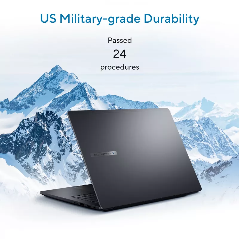ASUS ExpertBook B5 B5405CCA-LY0021X Intel Core Ultra 7 255H Laptop 35.6 cm (14 Zoll) WUXGA 32 GB DDR5-SDRAM 1 TB SSD Wi-Fi 7 (802.11be) Windows 11 Pro US International Schwarz