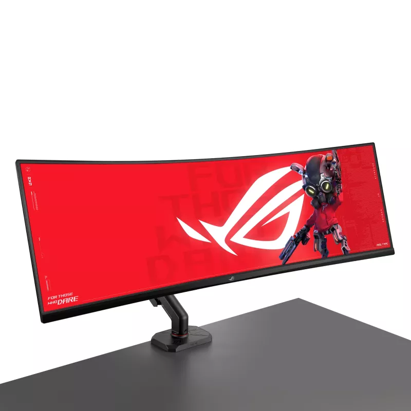 ASUS AAS01R 124,5 cm (49 Zoll) Tischarm Schwarz