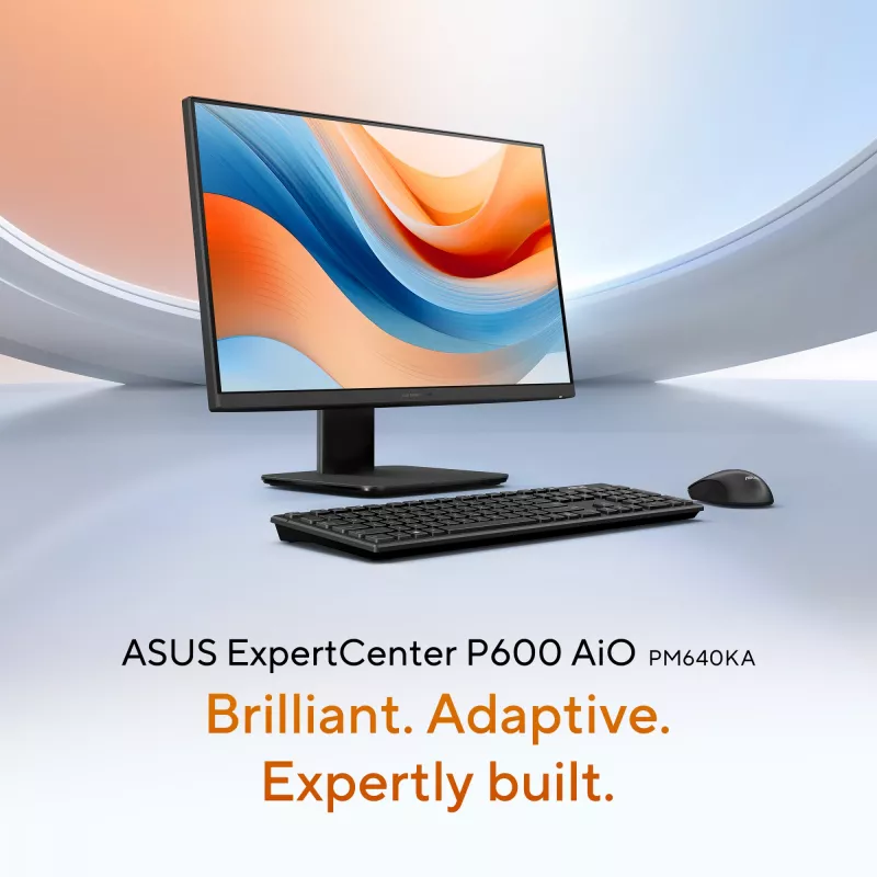 ASUS ExpertCenter P600 AiO PM640KA-BPC011X Copilot+ PC AMD Ryzen™ AI 5 330 60,5 cm (23,8 Zoll) 1920 x 1080 Pixel All-in-One-PC 16 GB DDR5-SDRAM 512 GB SSD Windows 11 Pro Wi-Fi 6 (802.11ax) Schwarz