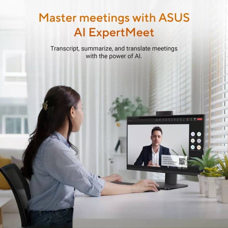 ASUS ExpertCenter P600 AiO PM640KA-BPC011X Copilot+ PC AMD Ryzen™ AI 5 330 60,5 cm (23,8 Zoll) 1920 x 1080 Pixel All-in-One-PC 16 GB DDR5-SDRAM 512 GB SSD Windows 11 Pro Wi-Fi 6 (802.11ax) Schwarz