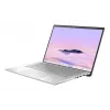 ASUS Chromebook Plus Enterprise CB54 CB5403CMA-QM0916 Intel Core Ultra 7 35.6 cm (14 Zoll) Touchscreen WQXGA 16 GB LPDDR5x-SDRAM 256 GB SSD Wi-Fi 6E (802.11ax) ChromeOS US International Silber