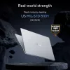 ASUS Chromebook Plus Enterprise CB54 CB5403CMA-QM0916 Intel Core Ultra 7 35.6 cm (14 Zoll) Touchscreen WQXGA 16 GB LPDDR5x-SDRAM 256 GB SSD Wi-Fi 6E (802.11ax) ChromeOS US International Silber