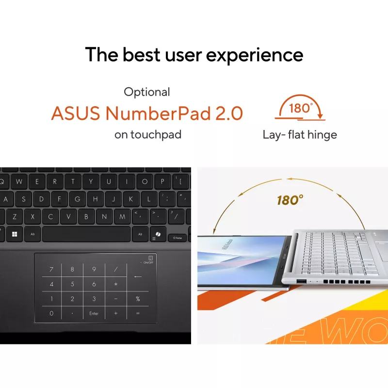 ASUS Vivobook 14 M1405NAQ-LY025W AMD Ryzen™ 7 170 Laptop 35,6 cm (14 Zoll) WUXGA 16 GB DDR5-SDRAM 512 GB SSD Wi-Fi 6 (802.11ax) Windows 11 Home Niederländisch Schwarz