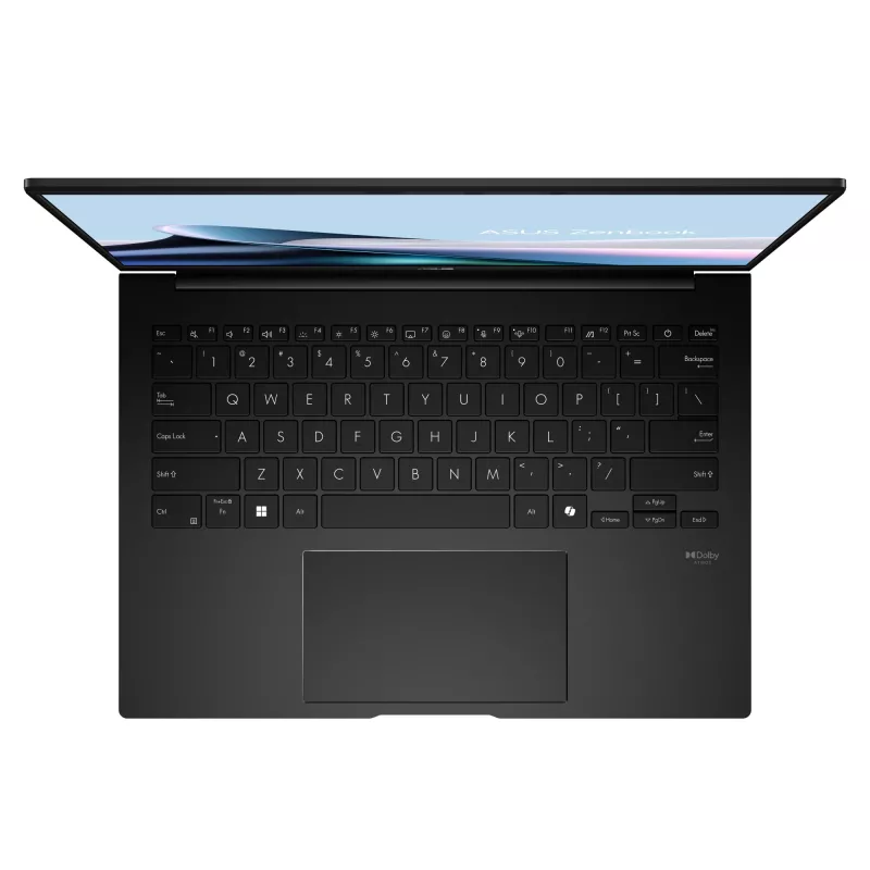 ASUS Zenbook 14 OLED UM3406GA-QD031W Copilot+ PC AMD Ryzen™ AI 7 445 Laptop 35.6 cm (14 Zoll) WUXGA 32 GB LPDDR5x-SDRAM 1 TB SSD Wi-Fi 6E (802.11ax) Windows 11 Home Niederländisch Schwarz