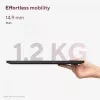 ASUS Zenbook 14 OLED UM3406GA-QD031W Copilot+ PC AMD Ryzen™ AI 7 445 Laptop 35.6 cm (14 Zoll) WUXGA 32 GB LPDDR5x-SDRAM 1 TB SSD Wi-Fi 6E (802.11ax) Windows 11 Home Niederländisch Schwarz
