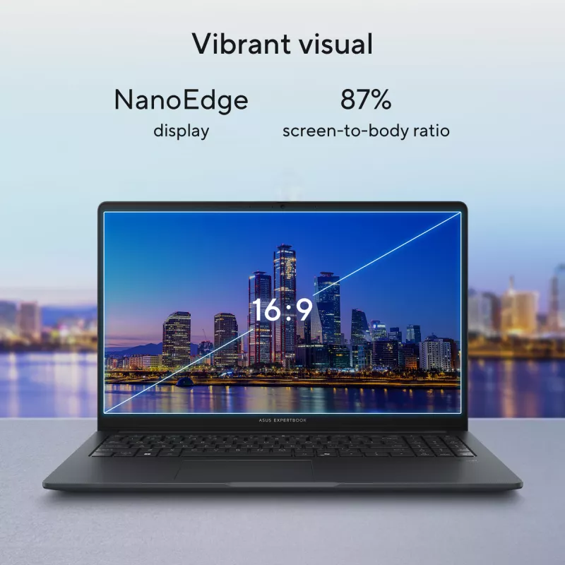 ASUS ExpertBook B1 B1503CVA-S78423X Intel Core 7 150U Laptop 39.6 cm (15.6 Zoll) Full HD 16 GB DDR5-SDRAM 512 GB SSD Wi-Fi 6E (802.11ax) Windows 11 Pro US International Grau
