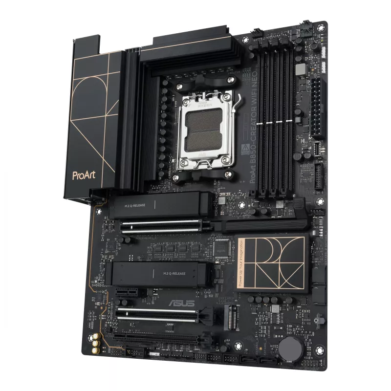 Motherboard ASUS PROART B850-CREATOR WiFi NEO — AMD B850, Sockel AM5, ATX, DDR5, 4 DIMM, 256 GB, Wi‑Fi 7, 5Gb Ethernet