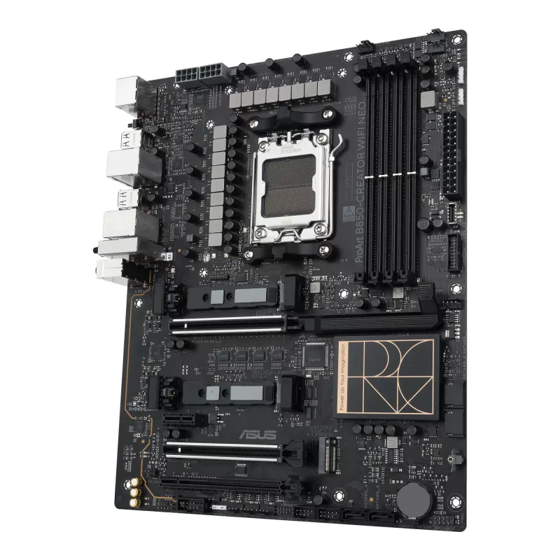 Motherboard ASUS PROART B850-CREATOR WiFi NEO — AMD B850, Sockel AM5, ATX, DDR5, 4 DIMM, 256 GB, Wi‑Fi 7, 5Gb Ethernet