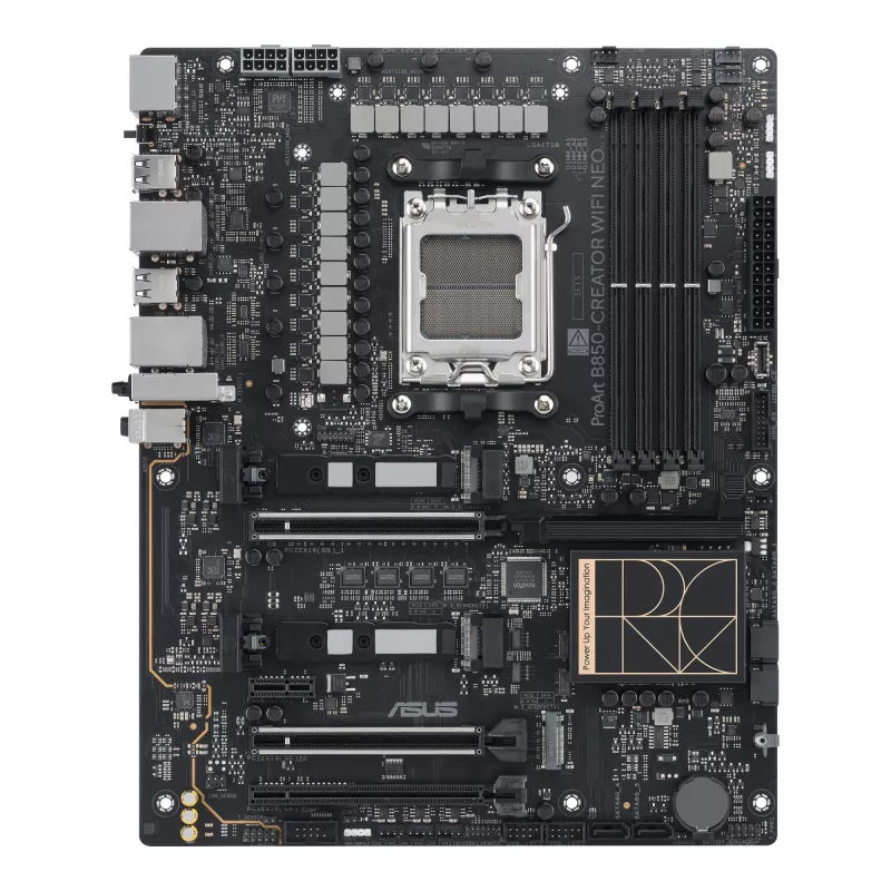 Motherboard ASUS PROART B850-CREATOR WiFi NEO — AMD B850, Sockel AM5, ATX, DDR5, 4 DIMM, 256 GB, Wi‑Fi 7, 5Gb Ethernet