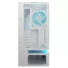 COUGAR CFV235 Vision Midi-Tower-PC-Gehäuse – ARGB, 23,3 cm (9,16 Zoll) LCD, gehärtetes Glas, weiß, unterstützt ATX/Micro-ITX, 2x 3,5 Zoll + 2x 2,5 Zoll