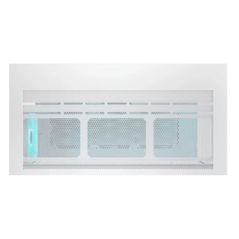 COUGAR CFV235 Vision Midi-Tower-PC-Gehäuse – ARGB, 23,3 cm (9,16 Zoll) LCD, gehärtetes Glas, weiß, unterstützt ATX/Micro-ITX, 2x 3,5 Zoll + 2x 2,5 Zoll