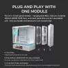 COUGAR PC Midi Tower Gehäuse CFV235 Vision — ARGB, 23,3 cm (9,16″) LCD 1920×462, Mesh, Vorne 2×160 mm, Hinten 1×120 mm, Schwarz