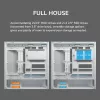 COUGAR PC Midi Tower Gehäuse CFV235 Vision — ARGB, 23,3 cm (9,16″) LCD 1920×462, Mesh, Vorne 2×160 mm, Hinten 1×120 mm, Schwarz