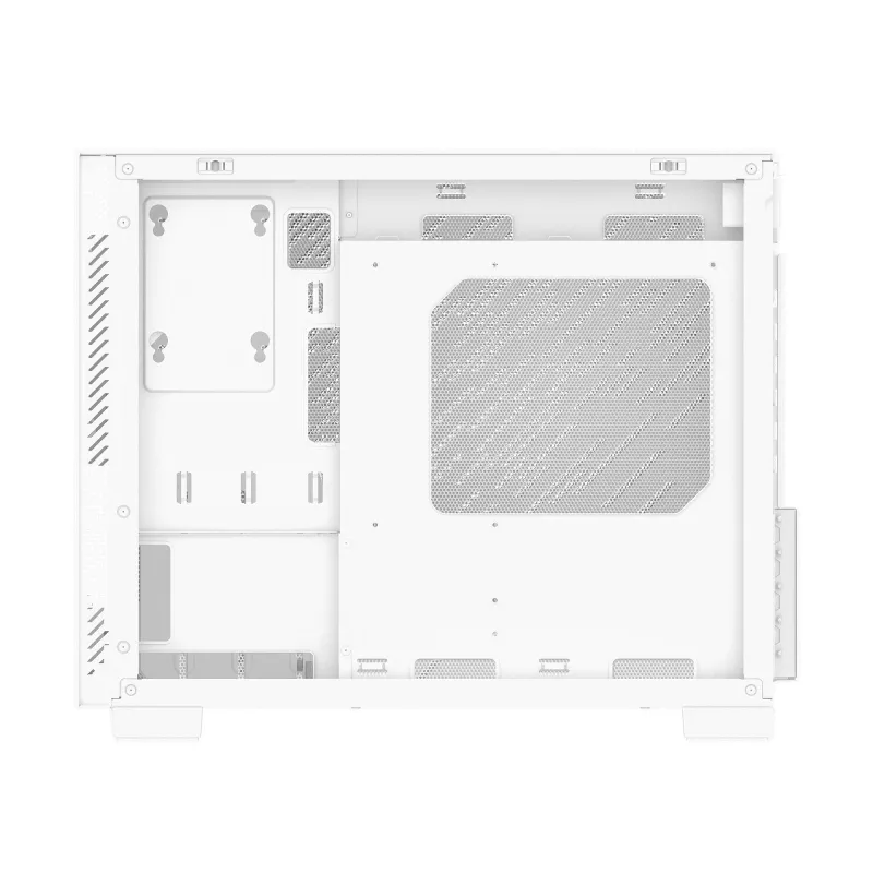 XPG VALOR AIR NANO MIDI-TOWER-GEHÄUSE - Weiß, Midi Tower, PC, Weiß, micro ATX, Mini-ITX, SPCC, 17 cm