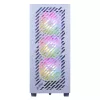 XPG VALOR AIR PRO Mid-Tower Gehäuse, Midi Tower, PC, Weiß, ATX, EATX, micro ATX, Mini-ATX, SPCC, Gehärtetes Glas, Mehrfarbig