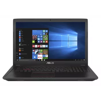 Laptop ASUS FX553VD-DM199T — Intel Core i5-7300HQ, 15,6 ″ Full HD, 8 GB RAM, 256 GB SSD, NVIDIA GeForce GTX 1050, Windows 10 Home, Schwarz