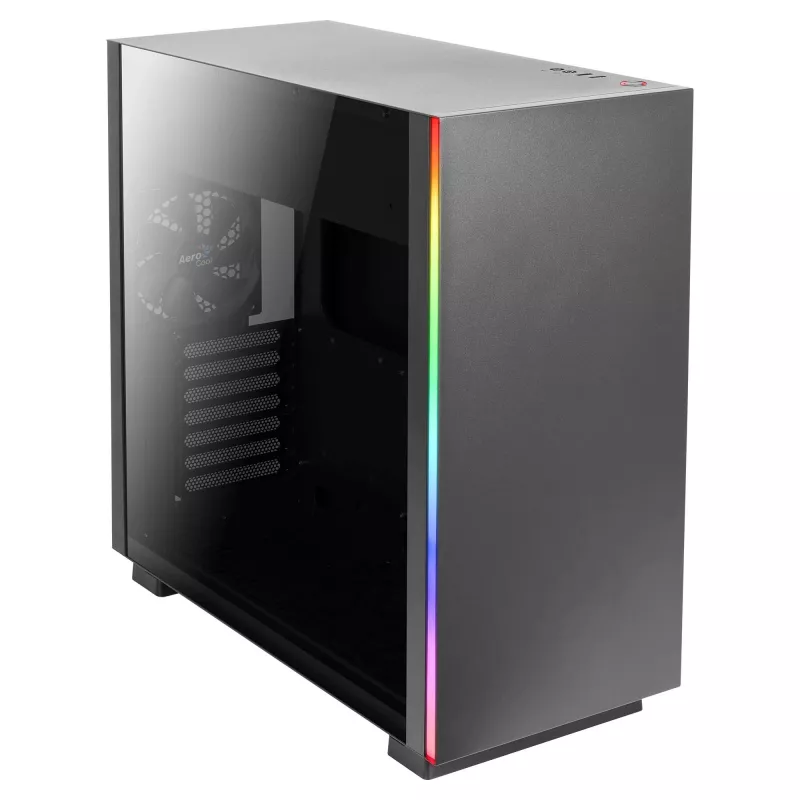 Aerocool Glo Midi Tower Schwarz