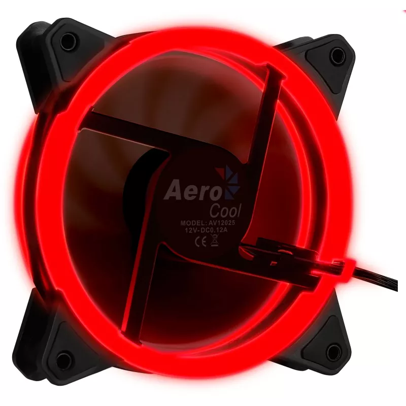 Aerocool Rev RGB Computer-Gehäuselüfter 12 cm Schwarz