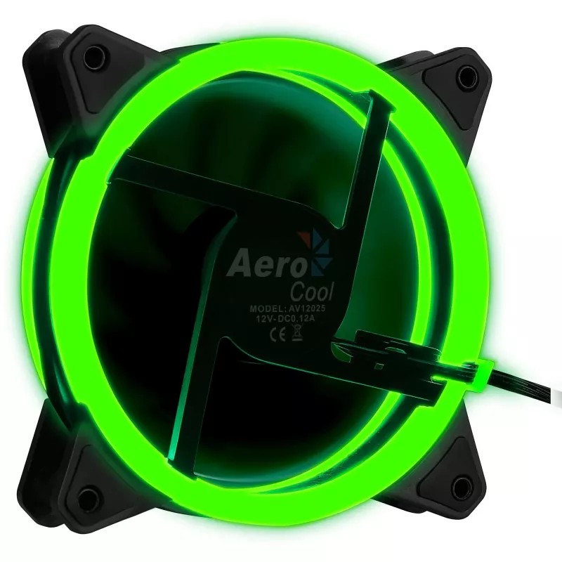Aerocool Rev RGB Computer-Gehäuselüfter 12 cm Schwarz
