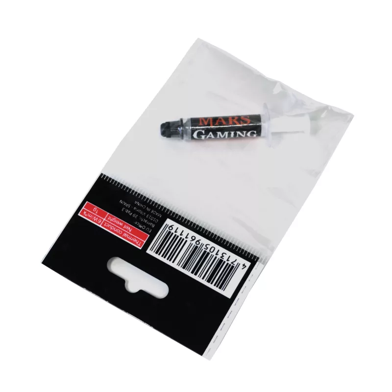 Mars Gaming MT0 PC Wärmeleitpaste 1g 6W Temperatur 30-280º Maximale Sicherheit