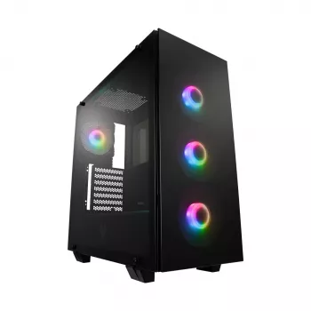 FSP CMT512 Midi Tower Schwarz