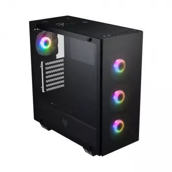 FSP CMT512 Midi Tower Schwarz