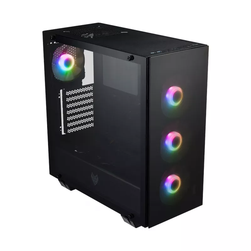 FSP CMT512 Midi Tower Schwarz