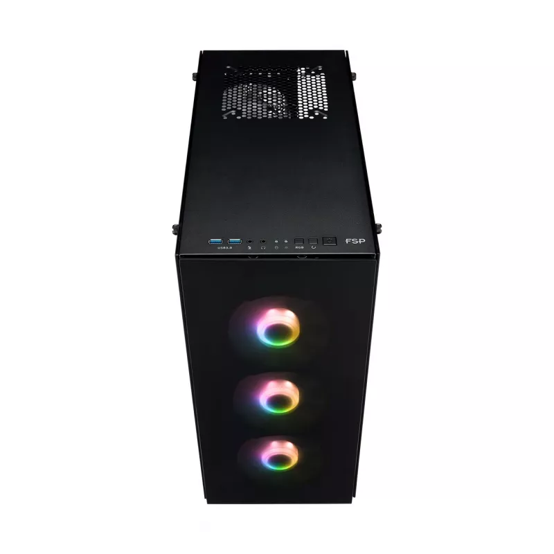 FSP CMT512 Midi Tower Schwarz