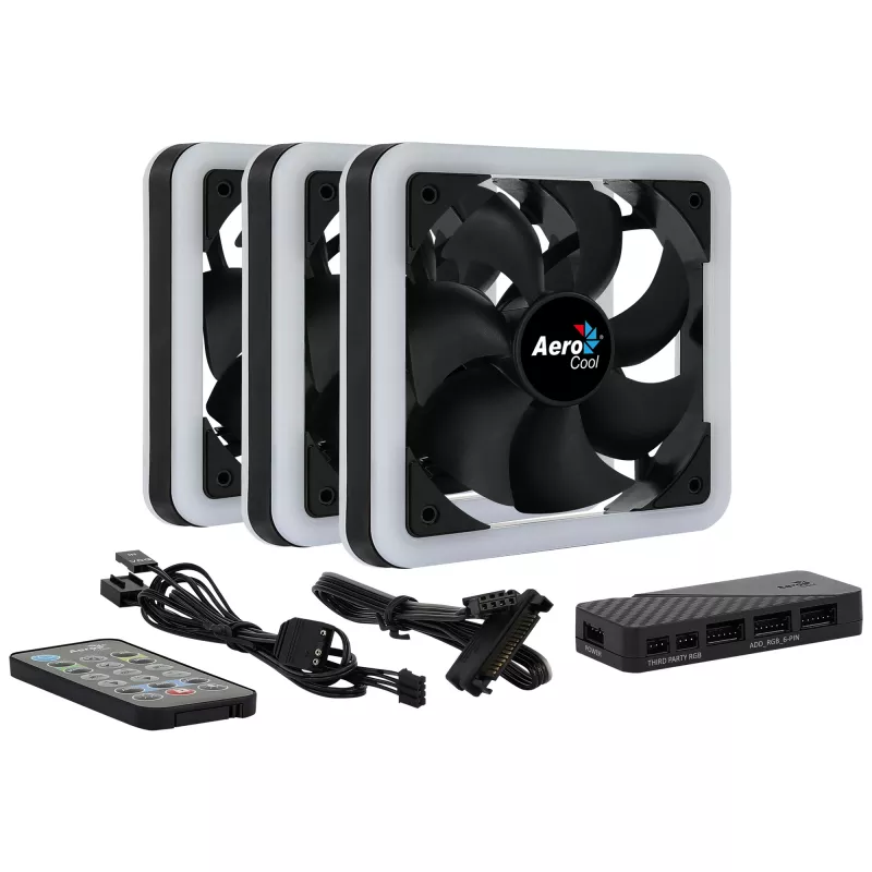 Aerocool Edge 14 Pro Computergehäuselüfter 14 cm Schwarz