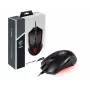 MSI CLUTCH GM08 Optische Gaming-Maus '4200 DPI optischer Sensor, 6 programmierbare Tasten, symmetrisches Design, langlebiger Schalter mit über 10 Millionen Klicks, Gewichtsanpassung, rote LED'